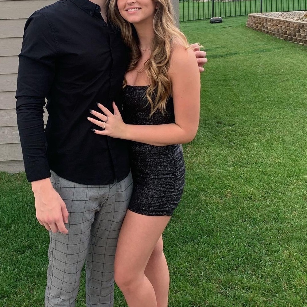Sparkly Black Hoco/Formal Dress